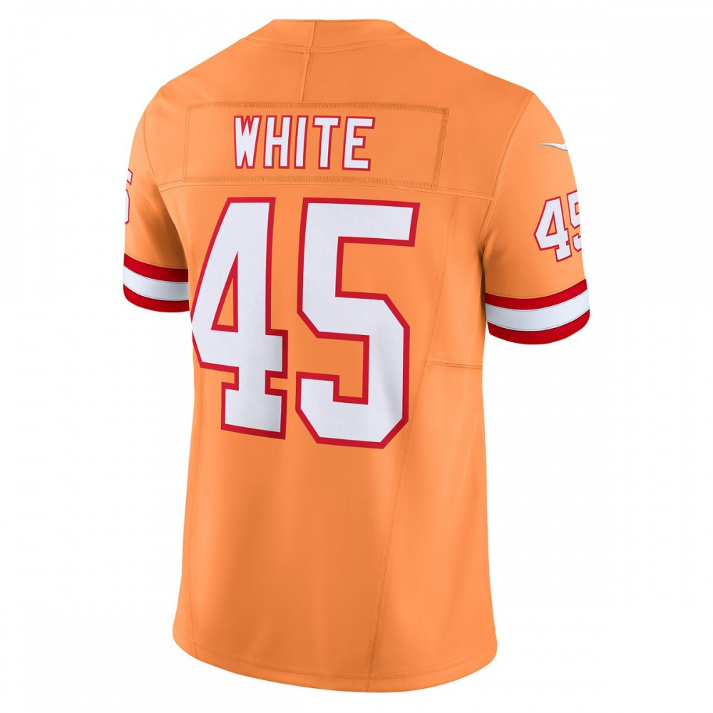 Devin White Tampa Bay Buccaneers Nike Vapor F.U.S.E. Limited Jersey - Orange-GridironStore